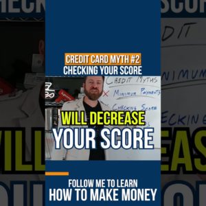 Credit Card Myths: Checking your score #shorts