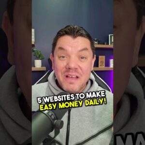 5 Websites That Will Pay You EASY Money Daily (Easy Work At Home Jobs)